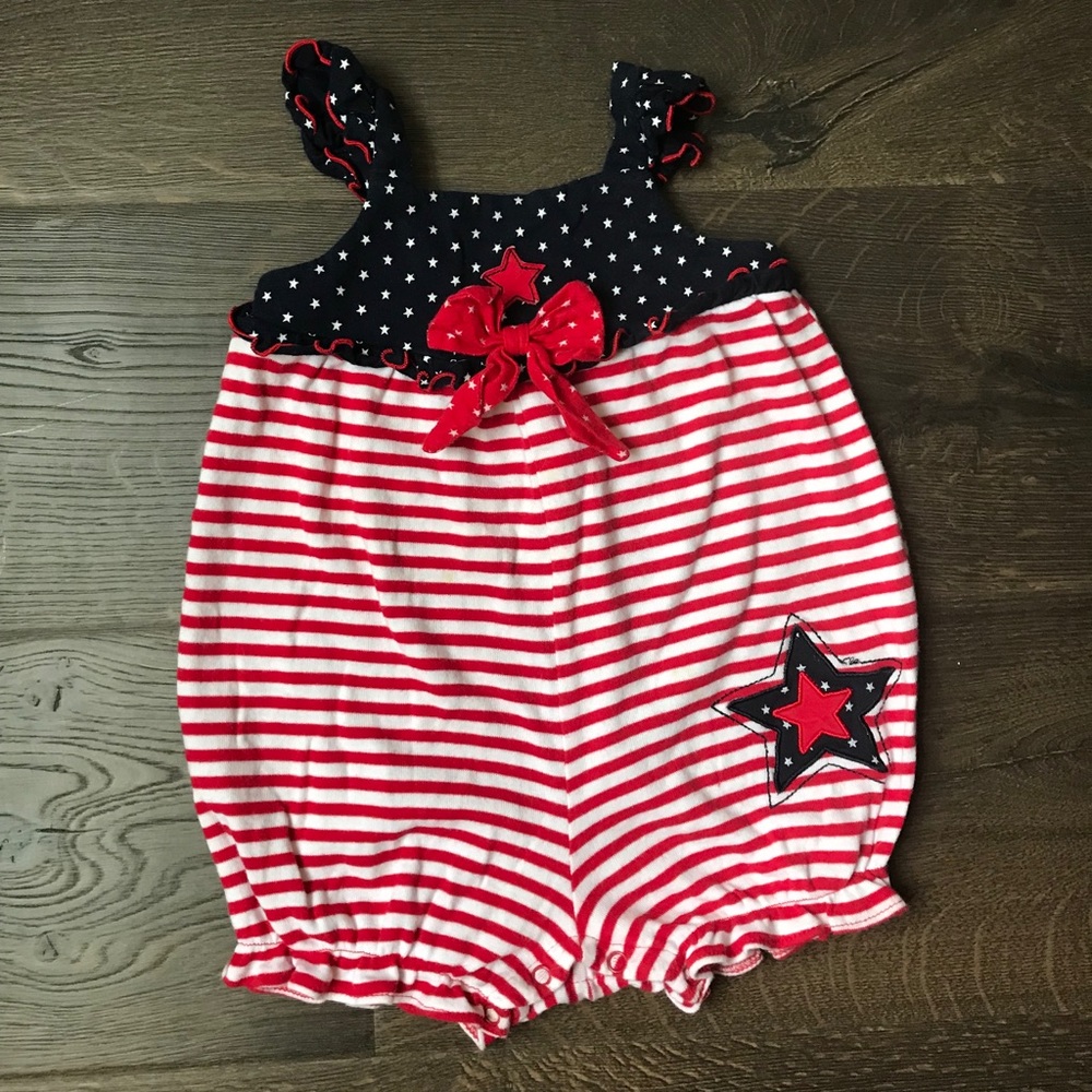 🇺🇸 Good Lad Stars and Stripes Onesie - 12m